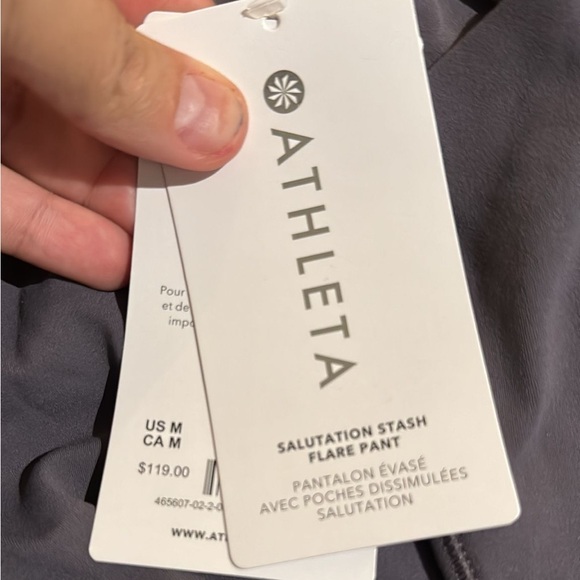 Athleta Salutation Stash Flare Pant // Dusk Violet - Picture 7 of 7